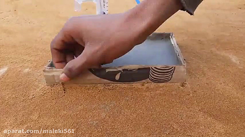 ساخت پمپ آب با سرنگ و آرمیچر