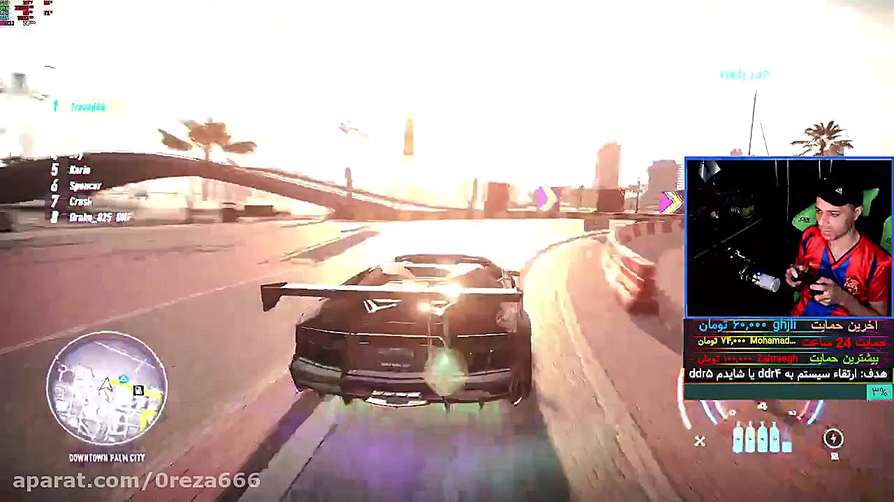 اولین مسابقه من در بازی نید فو...