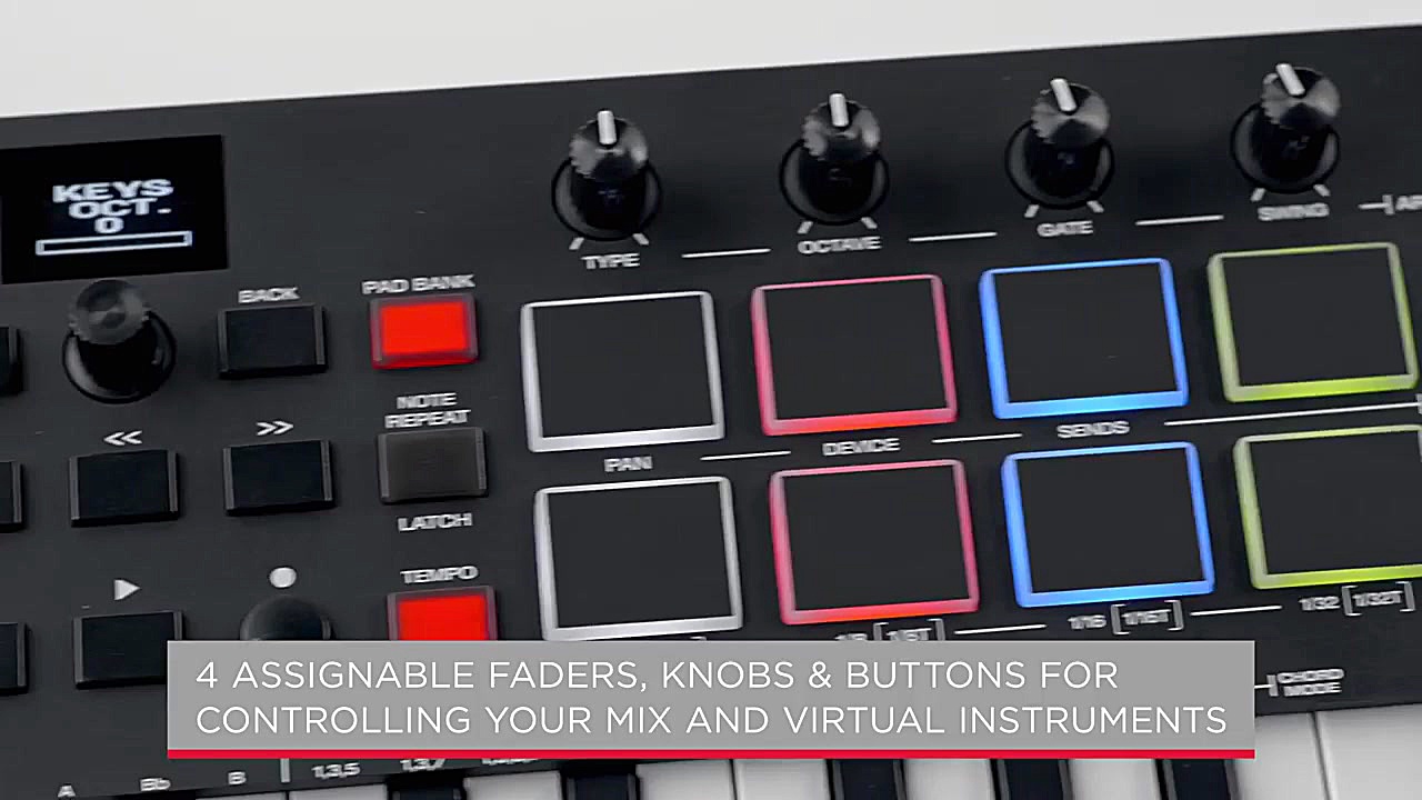 معرفی میدی کنترلر M Audio Oxyg...