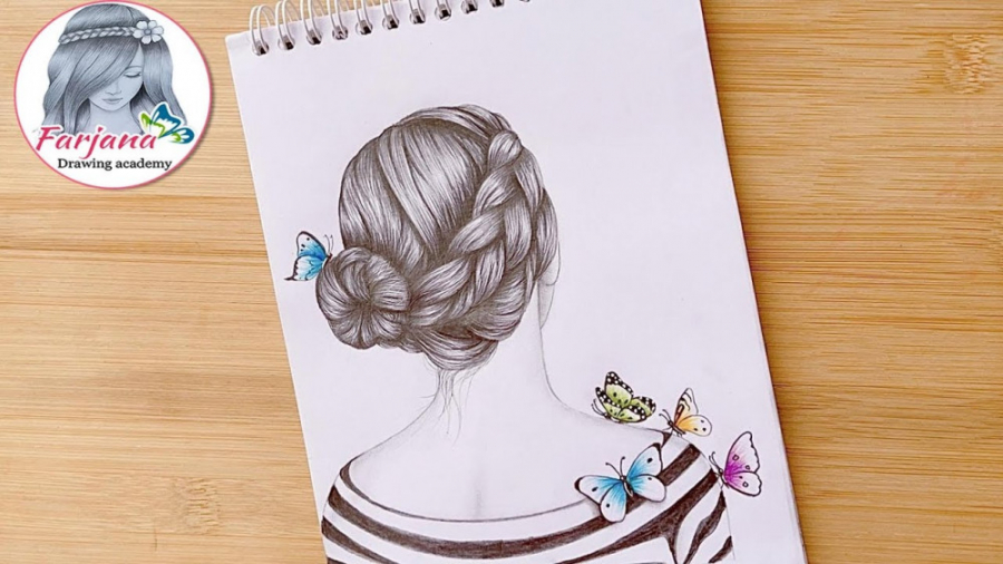 نحوه کشیدن پشت یک دختر با پروا...