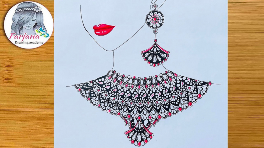 طراحی جواهرات عروس سنتی آموزش...