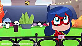 دختر کفشدوزکی و گربه سیاه