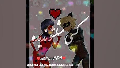 دختر کفشدوزکی و گربه سیاه