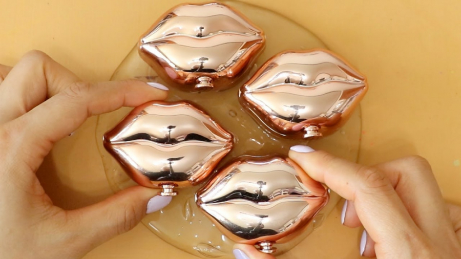 پولک و اسلایم شفاف  خمیر کلی...