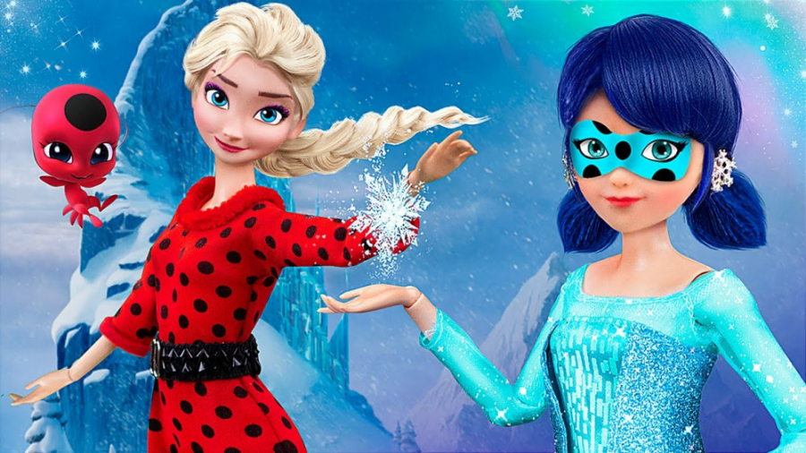 عروسک های السا و آنا فروزن و ل...