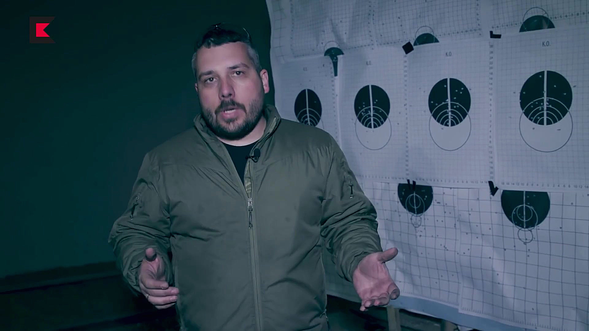 تمرین با اسلحه کلاشینیکوف  تکن...