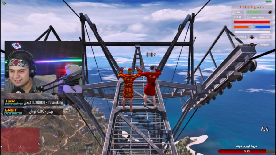 gta v آنلاین | رول پلی | خودکش...