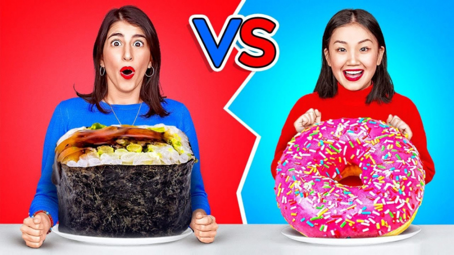 صورتی قرمز و آبی در 10 دقیقه