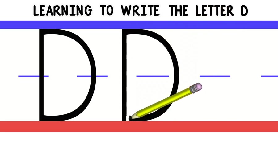 write letter Dd