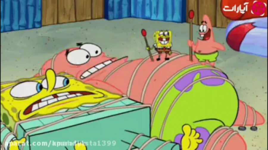 انیمیشن باب اسفنجی(برف بازی)پا...