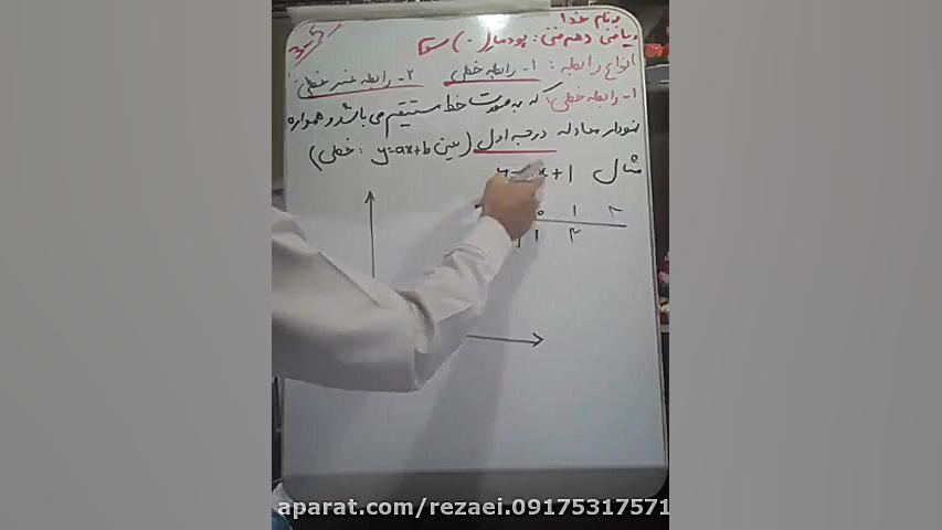 ریاضی دهم فنی پودمان سه قسمت ۵