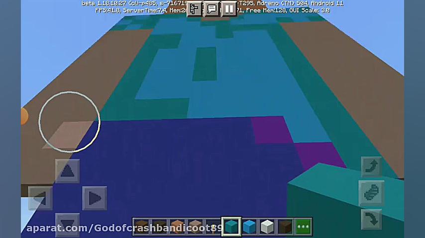 مجسمه ی استیو در ماینکرافت