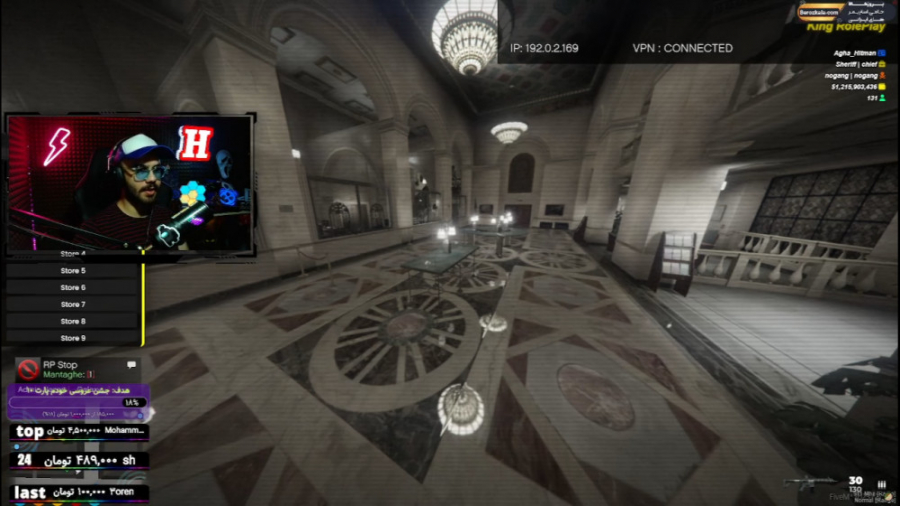 بانک زنی تو جی تی ای وی .رولپل...