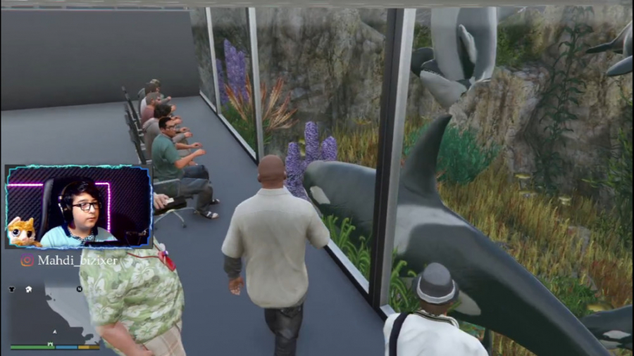 آکواریوم زیر دریایی در جی تی ا...