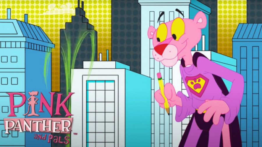 پلنگ صورتی جدید کارتون پلنگ صو...