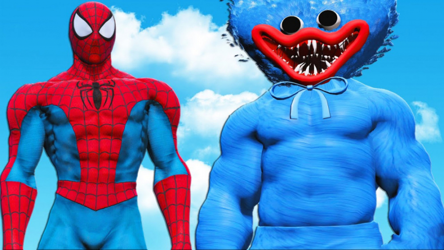 مبارزه مرد عنکبوتی و هاگی واگی...