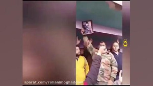 عکس سردار ایرانی بر دیوار خانه...