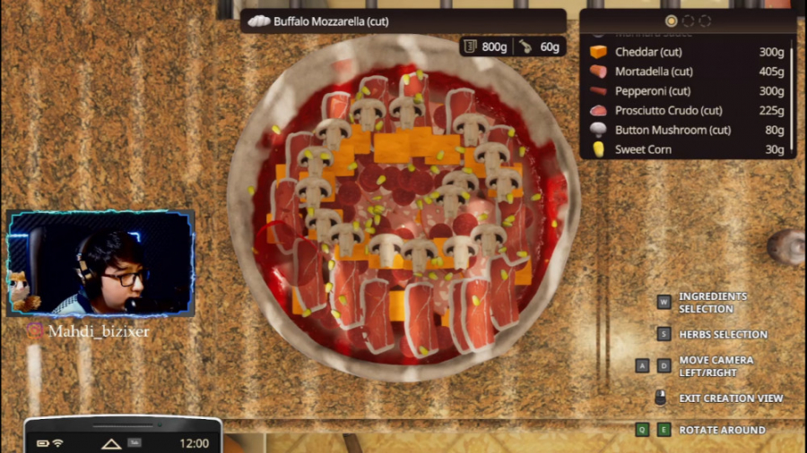 پیتزا پزی مهدی و گوجی  Cooking...