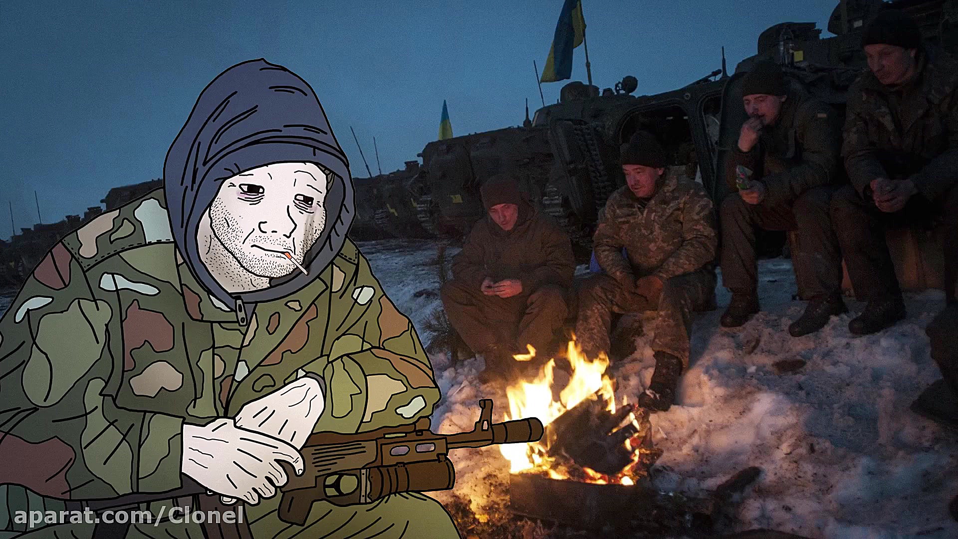 من یه سربازم، حال و هوای اوکرا...