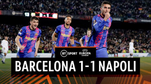 بارسلونا 1 1 ناپولی | خلاصه با...