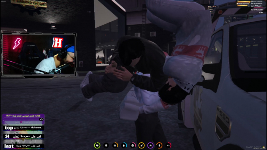 قوی ترین مرد شهر تو جی تی ای ....