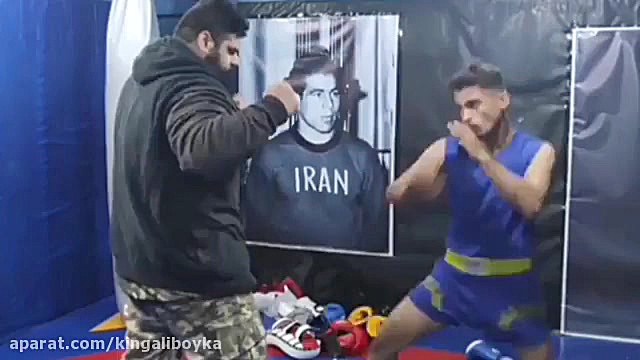 تمرینات سجاد غریبی برای مبارزه...