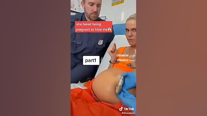 جاسازی مواد در شکم ساختگی زن ح...