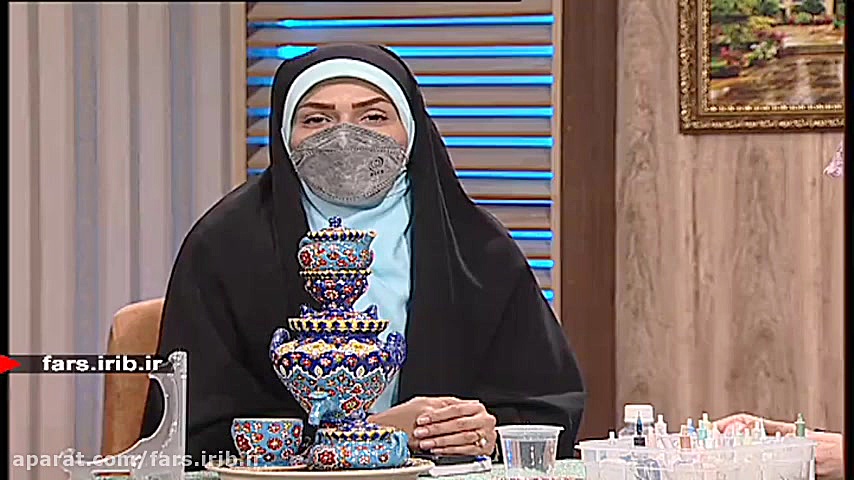 آموزش &quot; رنگ آمیزی روی ظرو...