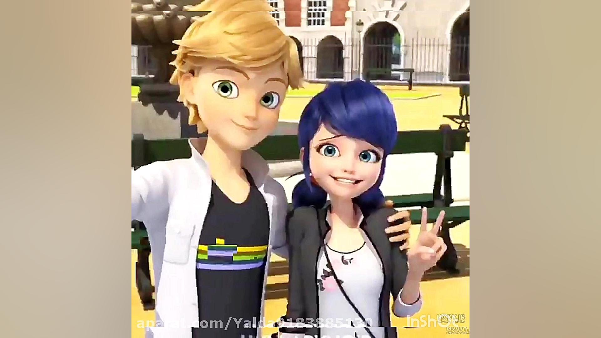 دختر کفشدوزکی و گربه سیاه