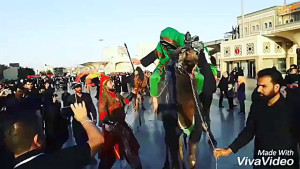 دسته عزاداری کاروان نمادین اسر...