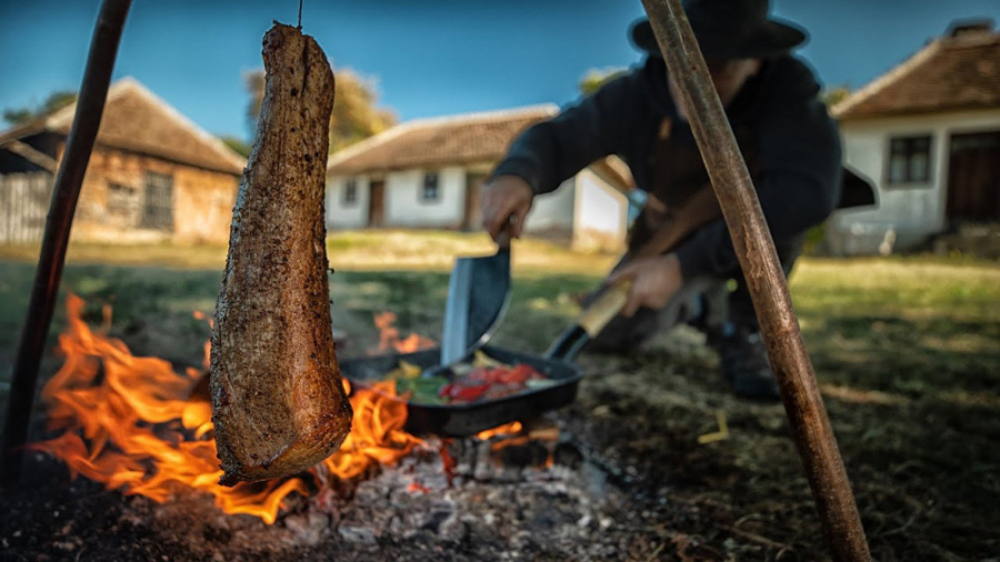 کباب گوشت راسته بدون چربی روی...
