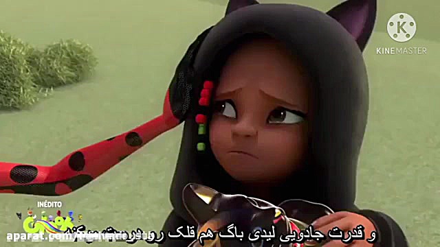 دختر کفشدوزکی و گربه سیاه کرون...