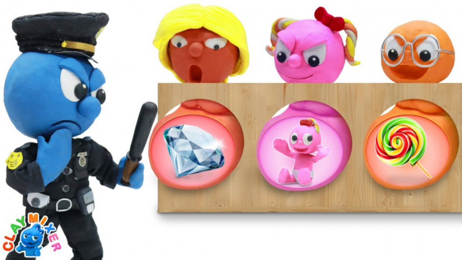 کارتون خمیری ، بازی قایم موشک...