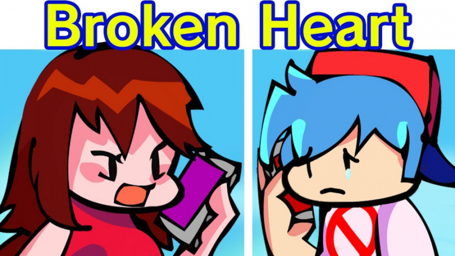 اف ان اف  مود  قلب شکسته