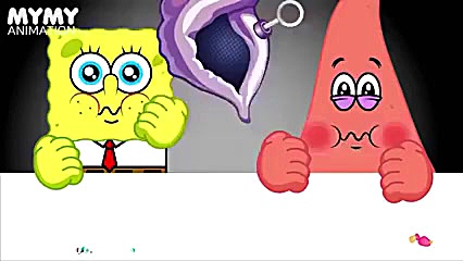 چالش غذا خوردن باب اسفنجی و پا...