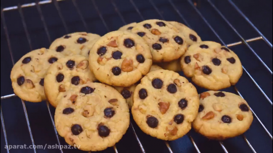 آموزش کوکی کره و گردو