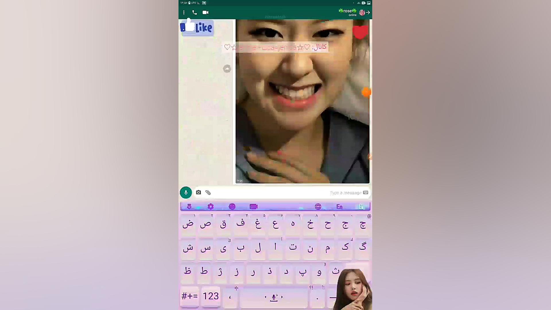 چت من با رزی الکی