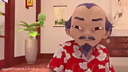 کارتون دختر کفشدوزکی گربه سیاه