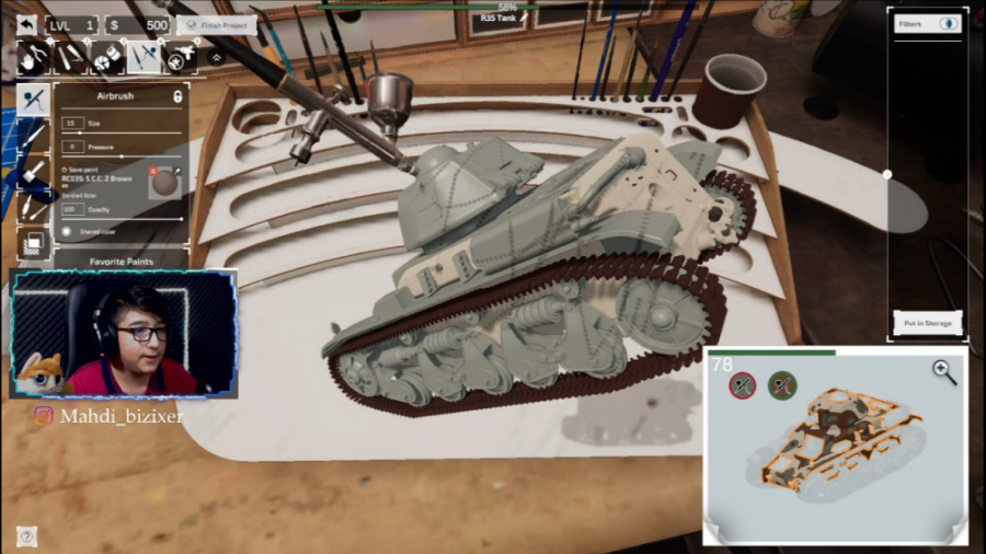 ساخت تانک در کارگاه مدل سازی م...