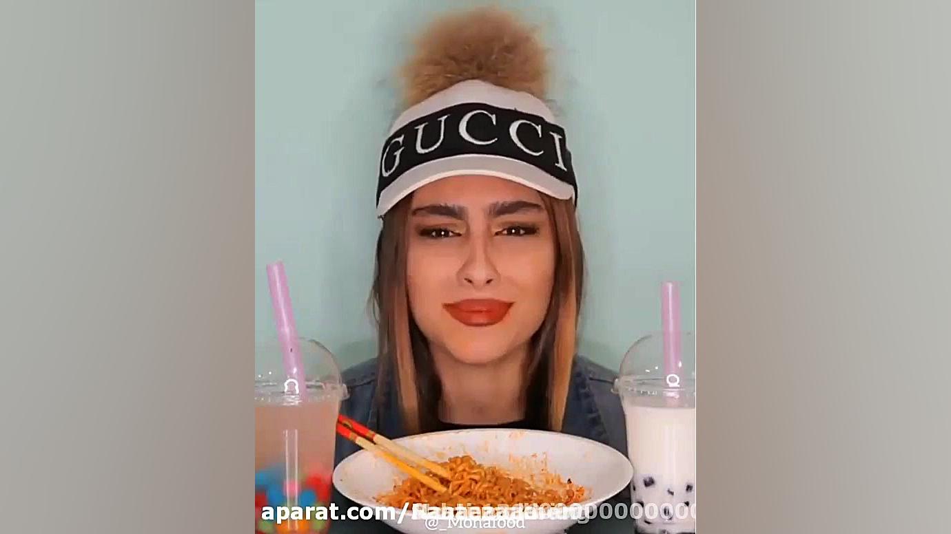 چالش خوردن تند ترین نودل دنیا...