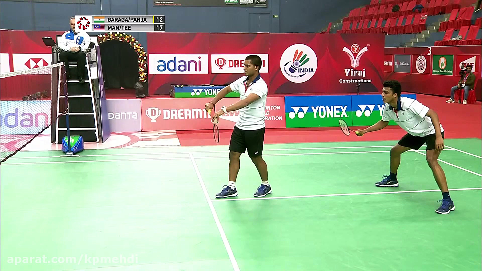 مسابقه فینال بدمینتون سینگل مردان - YONEX-SUNRISE India Open 2022