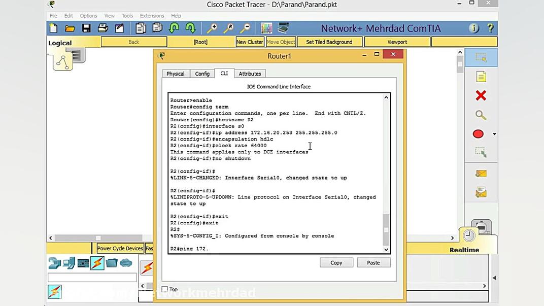 اتصال router ها به یکدیگر(2) د...