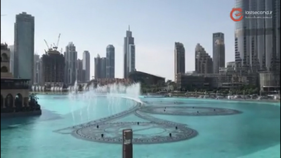 دبی،،فواره های برج خلیفه،،عربی...
