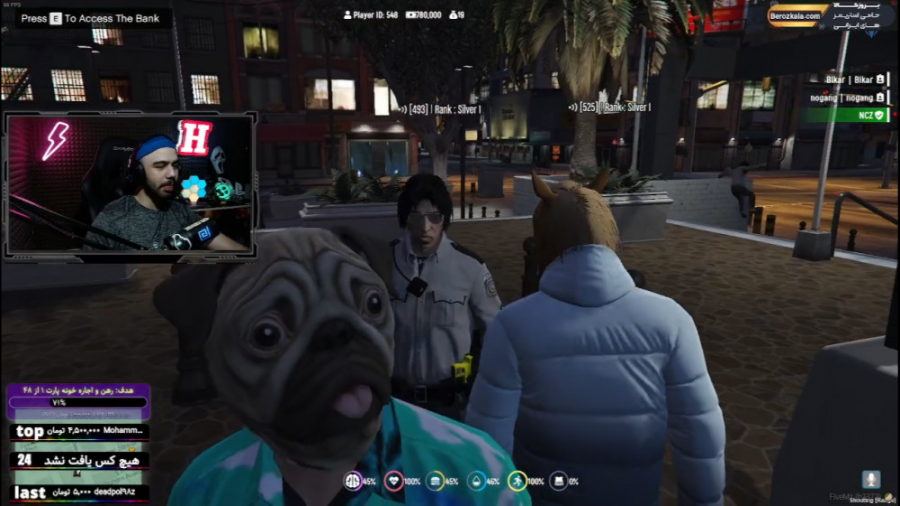 پلیس عصبی جی تی ای وی...gta v....