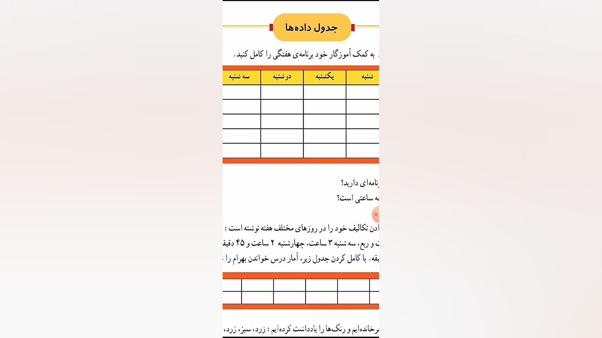 ریاضی سوم ابتدایی صفحه ی 118