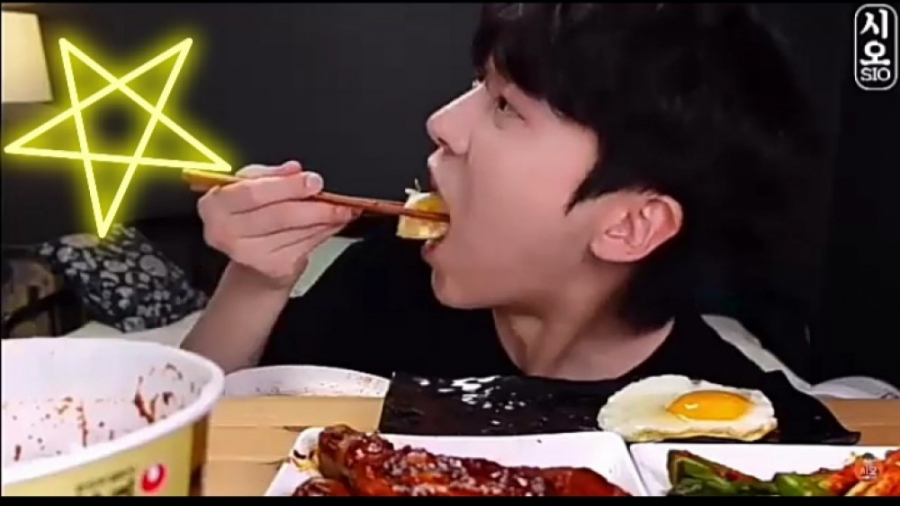 韩国 Asmer Food Eating Challenge / 韩国面条 / Coyote Boy