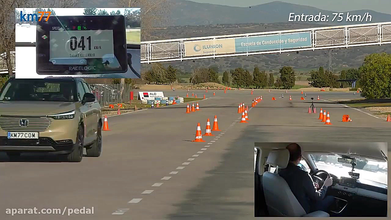 تست پایداری (گوزن) هوندا HR V