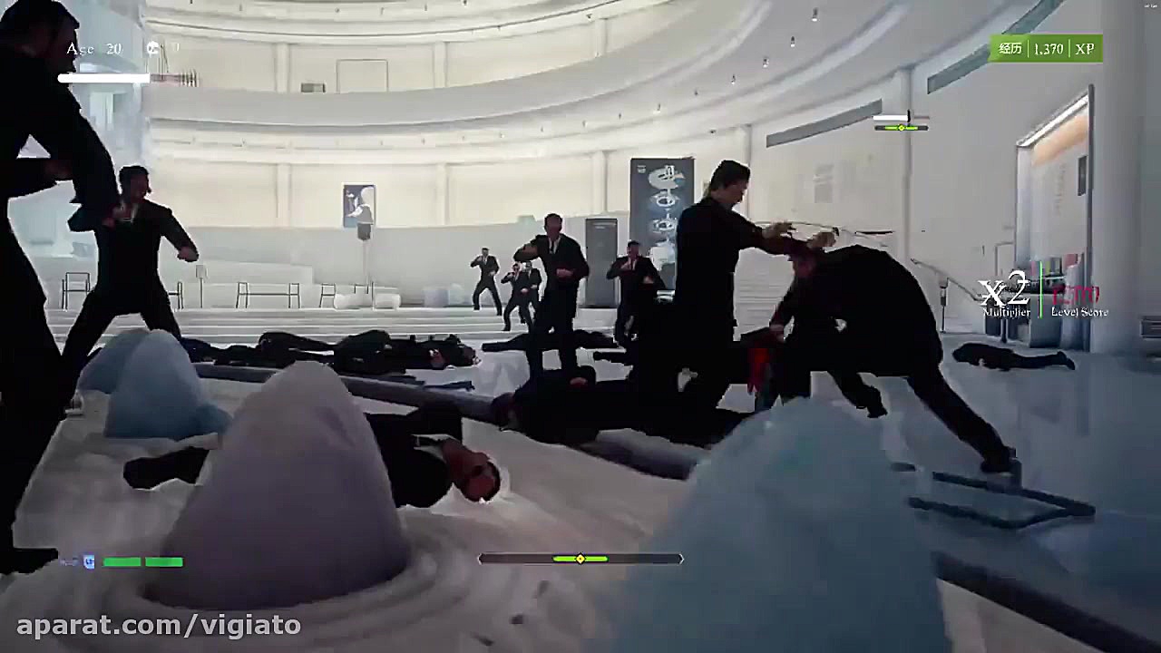 بازسازی نبرد معروف فیلم ماتریک...