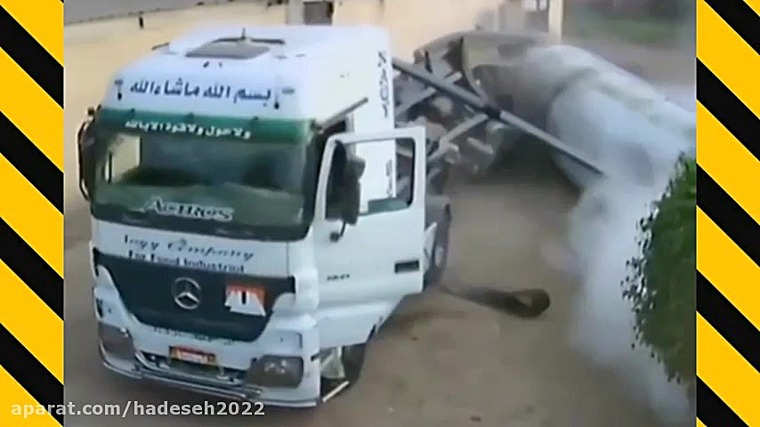 فشار زیاد به کامیون موجب از جا...
