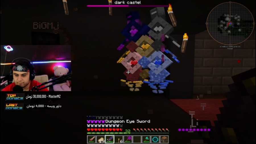 ماین کرفت | مبارزه سوپرمن و جن...